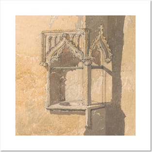 A Piscina in Blickling Church, Norfolk by John Sell Cotman Posters and Art